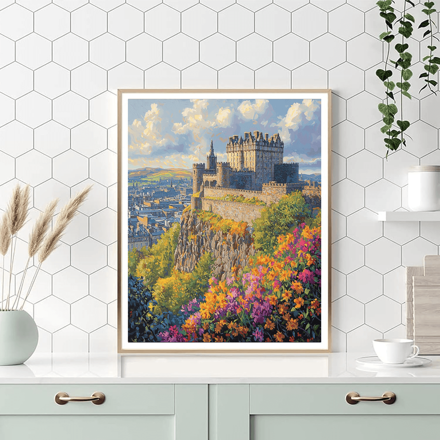 The Edinburgh Castle Numbered Painting Kits