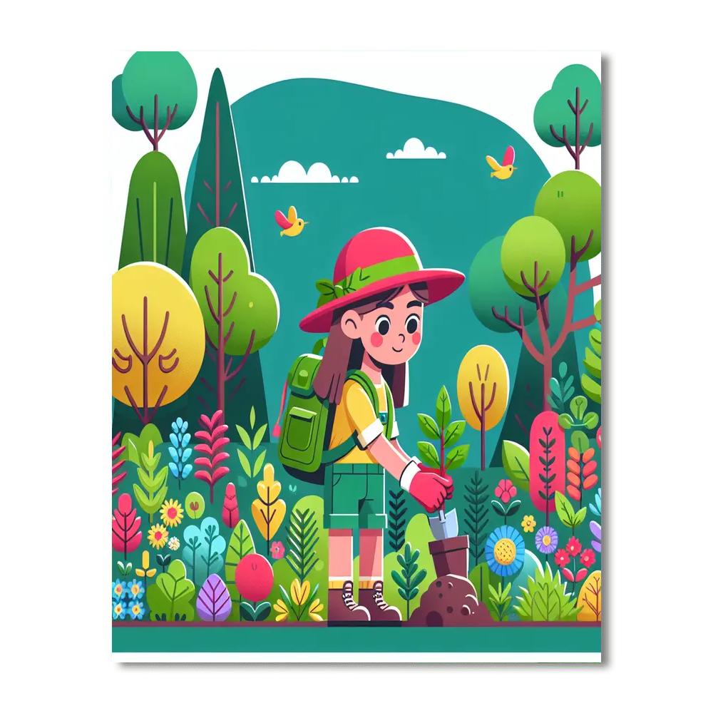Eco Explorers Club Painting Number Kit