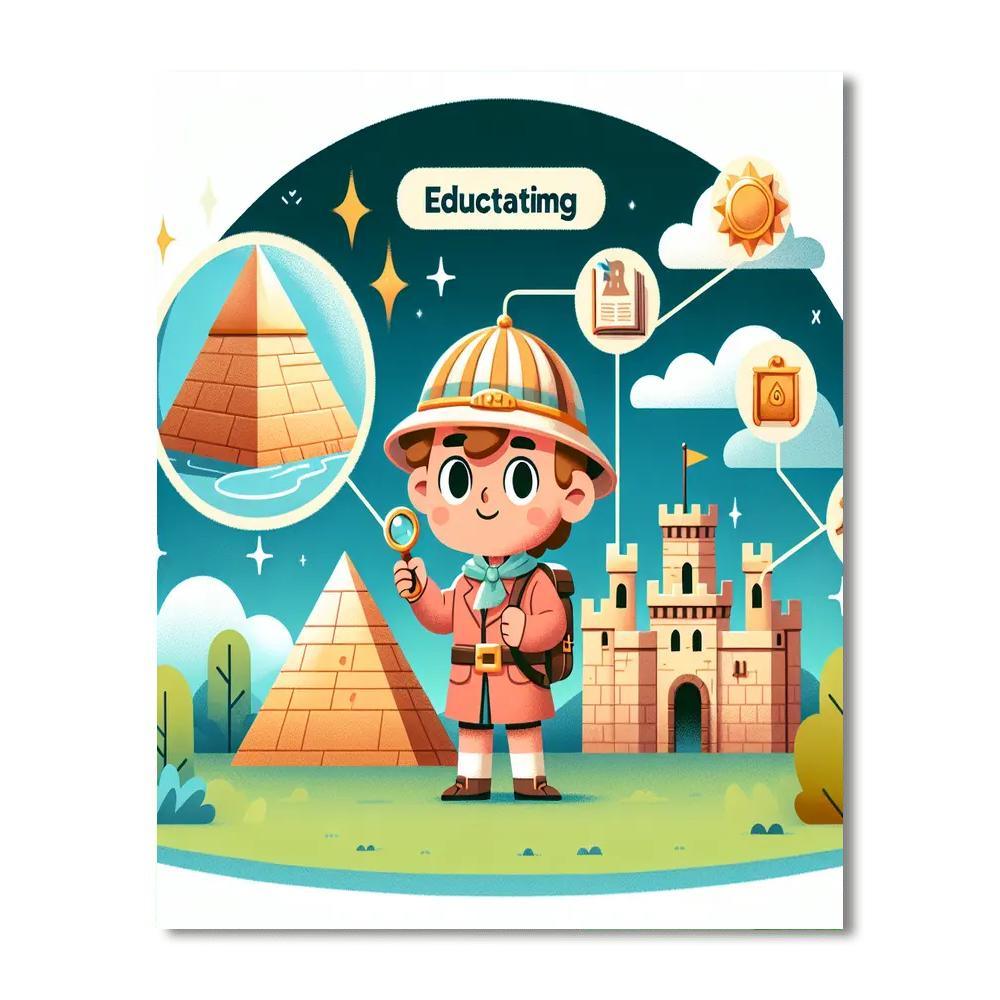 Explorer's Time Travel Paint By Numbers Kits