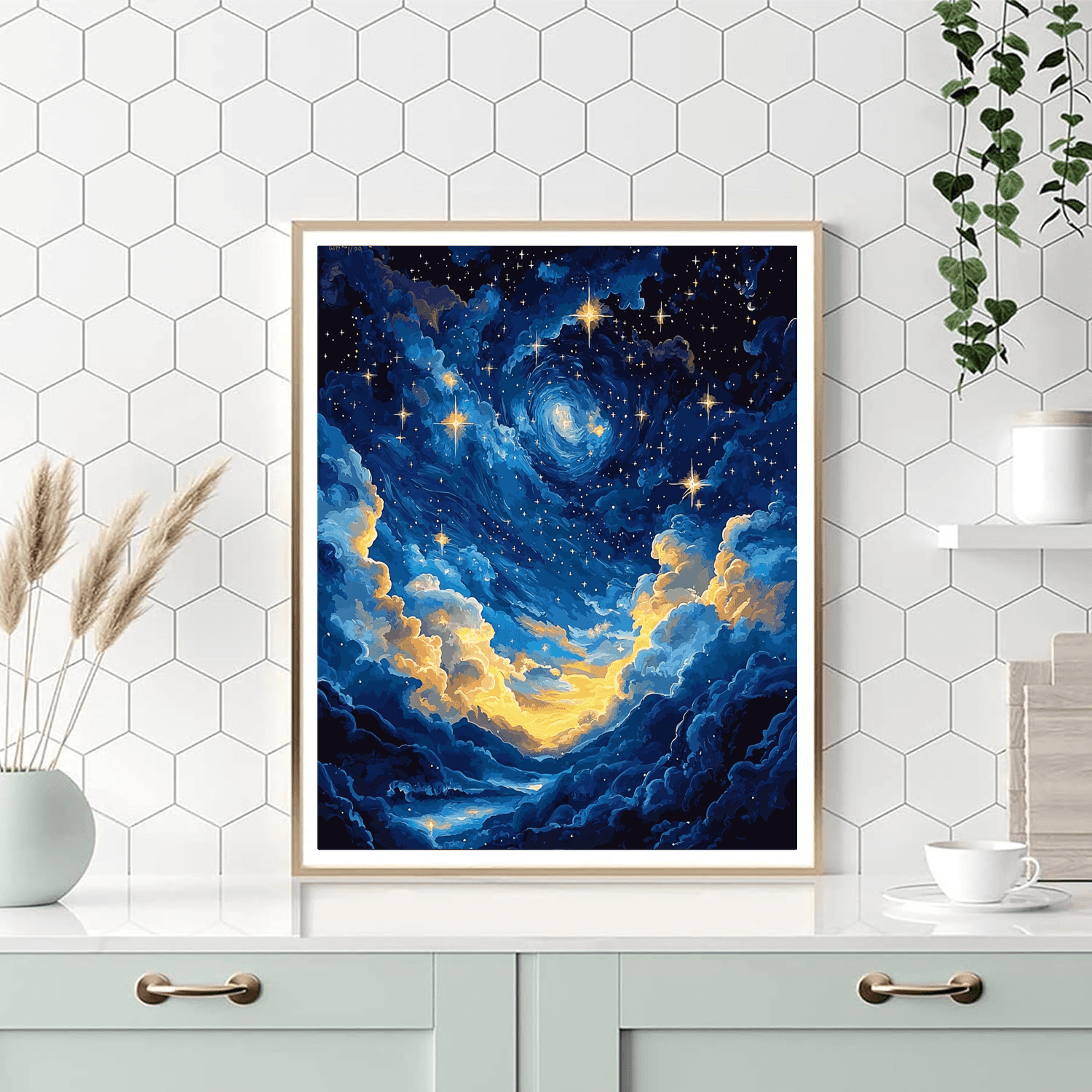 Vincent Van Gogh Inspired Under The Stars  Paint By Numbers Art