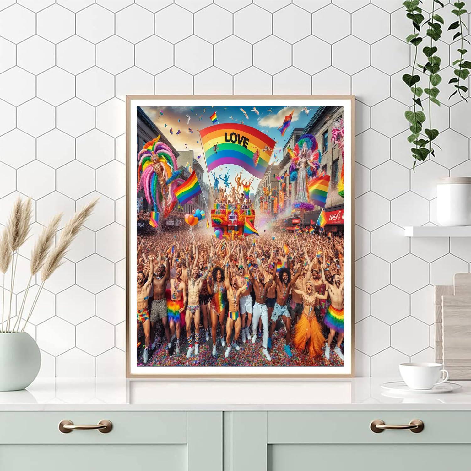 Montreal Pride Festival Painting By Numbers Kit