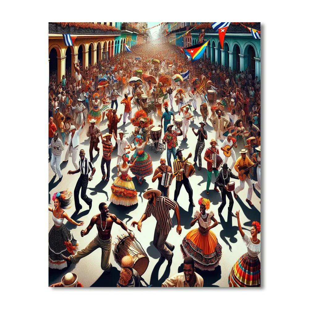 Gala - Santiago De Cuba Paint By Numbers Art