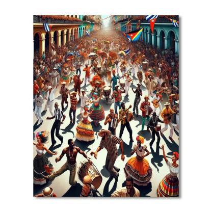 Gala - Santiago De Cuba Paint By Numbers Art
