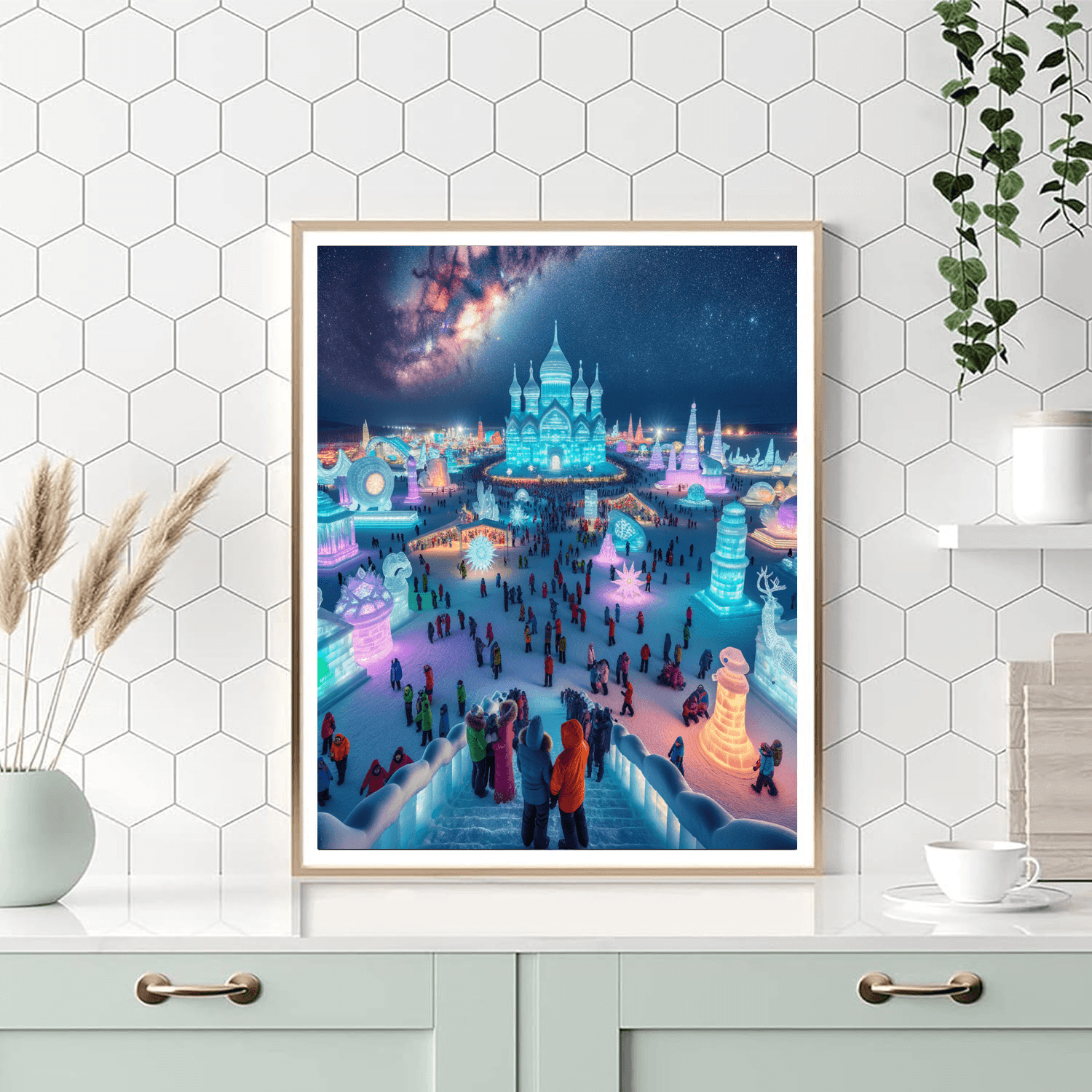 Snow And Ice Festival - China Paint By Color