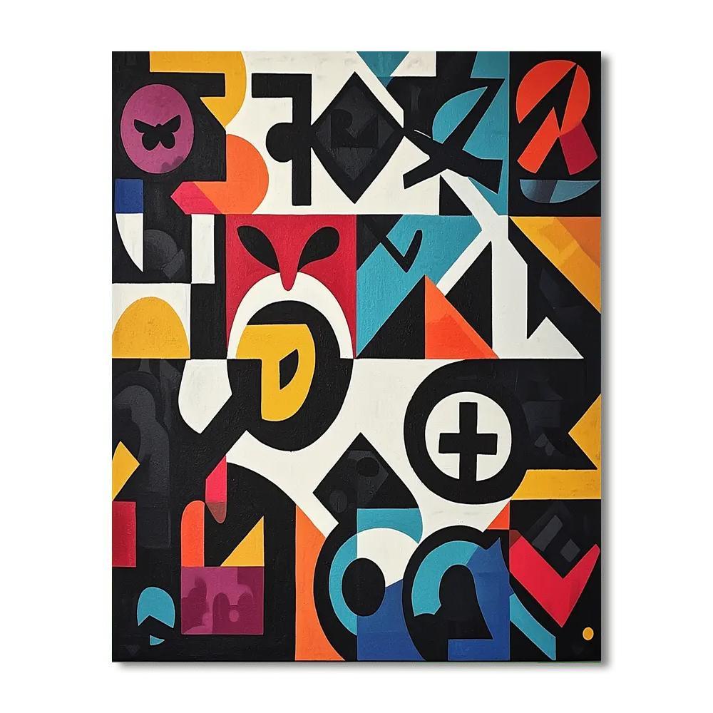 Banksy Inspired Symbols Of Resistance  Painting By Numbers Kit