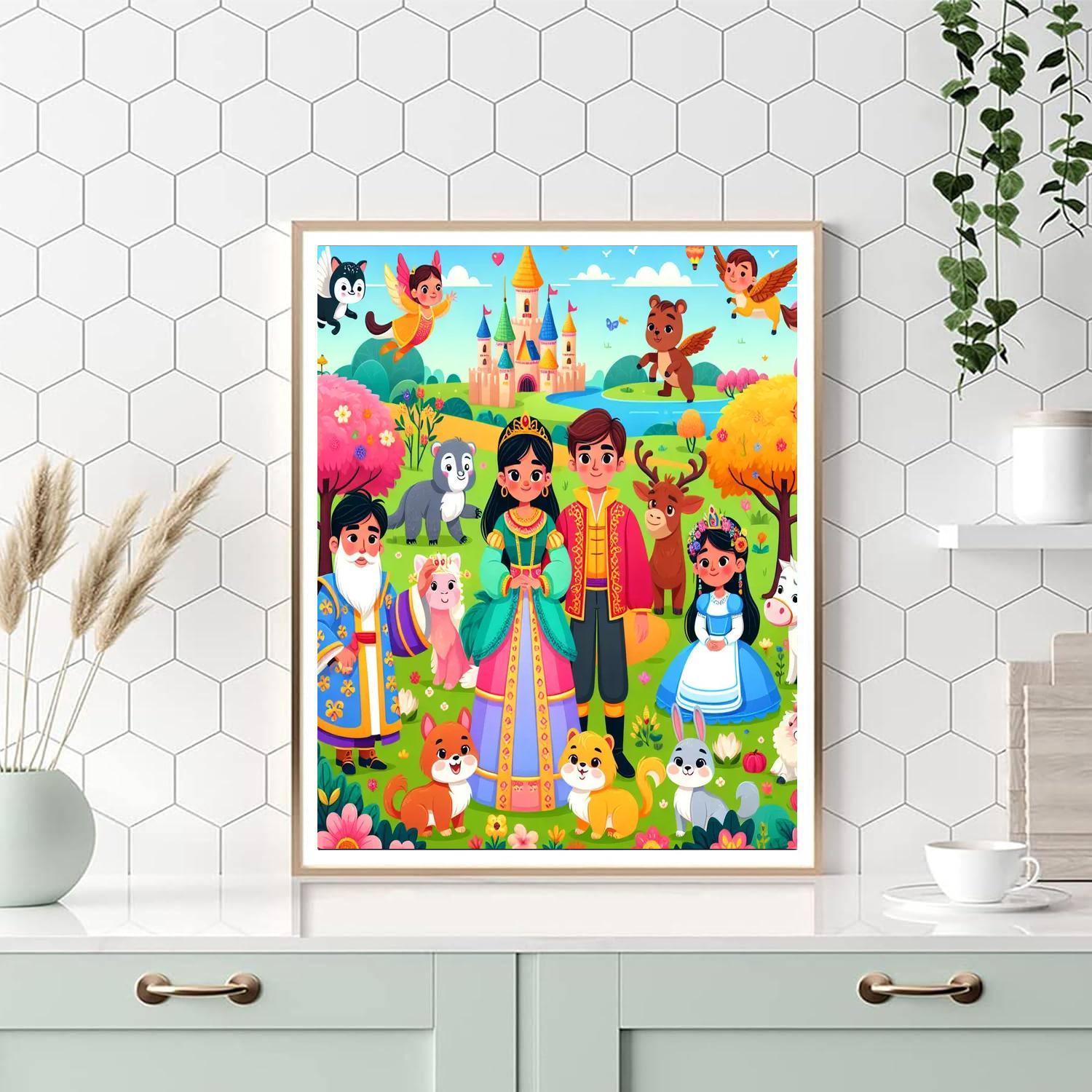 Magical Storybook Paint By Numbers Art