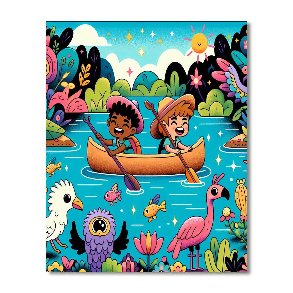 Exploring The Enchanted River Paint By Numbers Kits