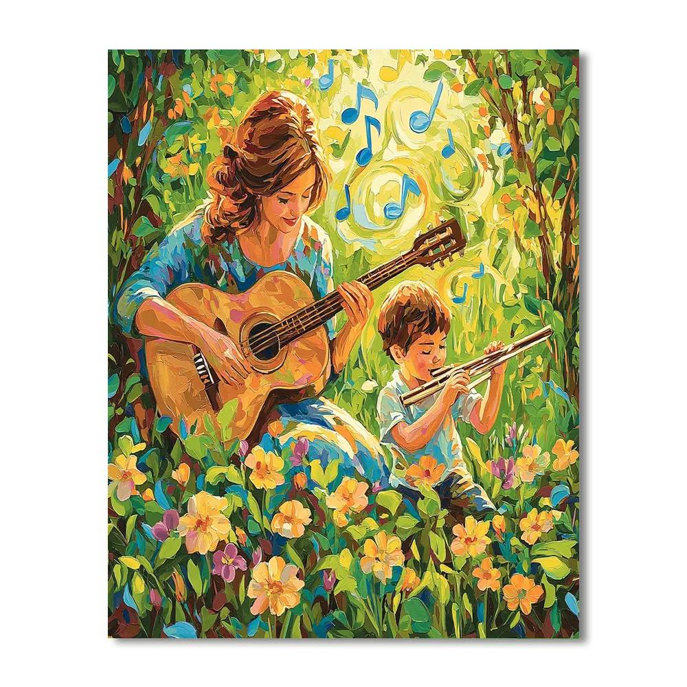 Mom's Sweet Serenade Painting Number Kit