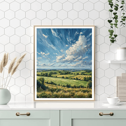 John Constable Inspired Breezy Fields  Paint By Numbers Kits