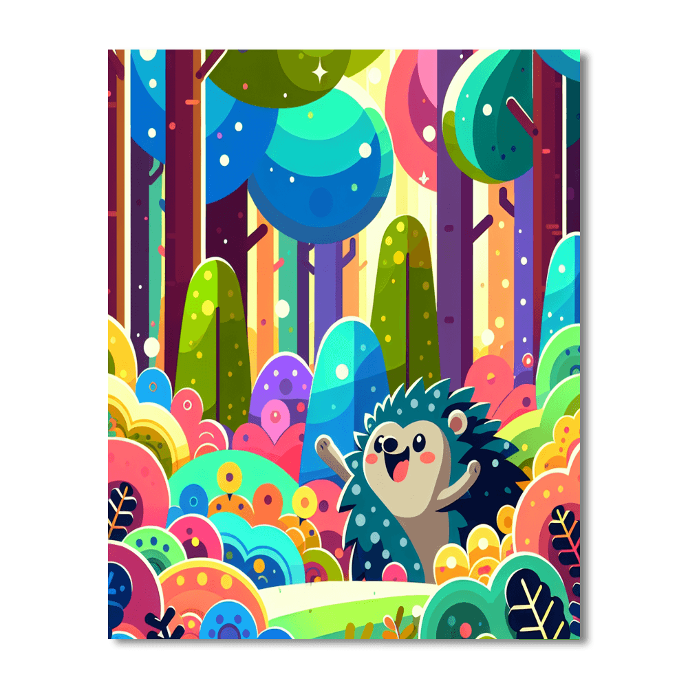 Whimsical Enchanted Forest Paint By Numbers
