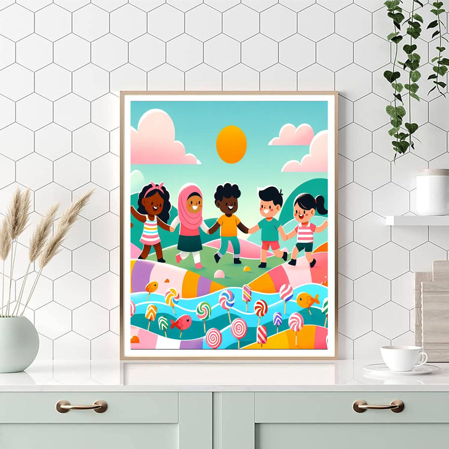 Bubblegum Bay Excursion Number Painting