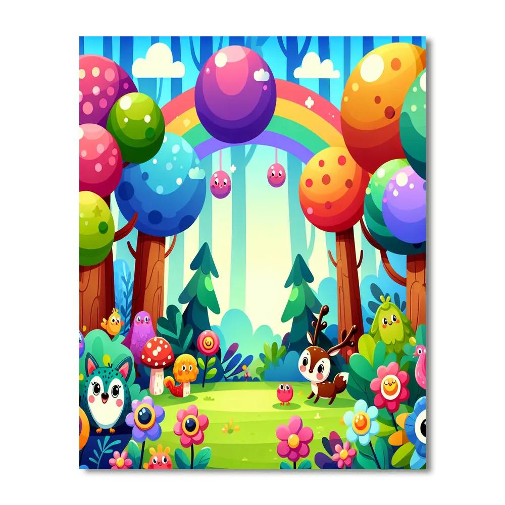 Fantastic Forests Painting Number Kit