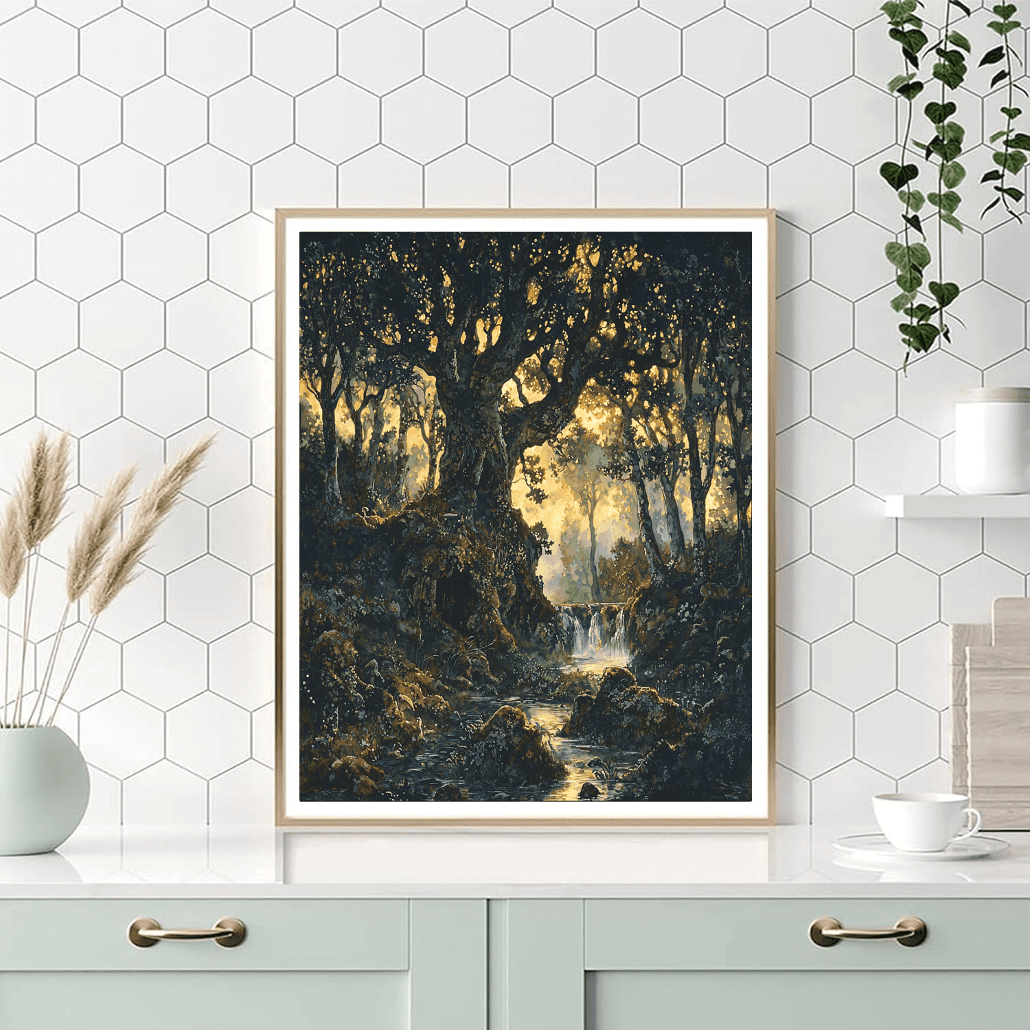 Arthur Rackham Inspired Enchanted Forest Fairytale - DIY Painting By Numbers Kit