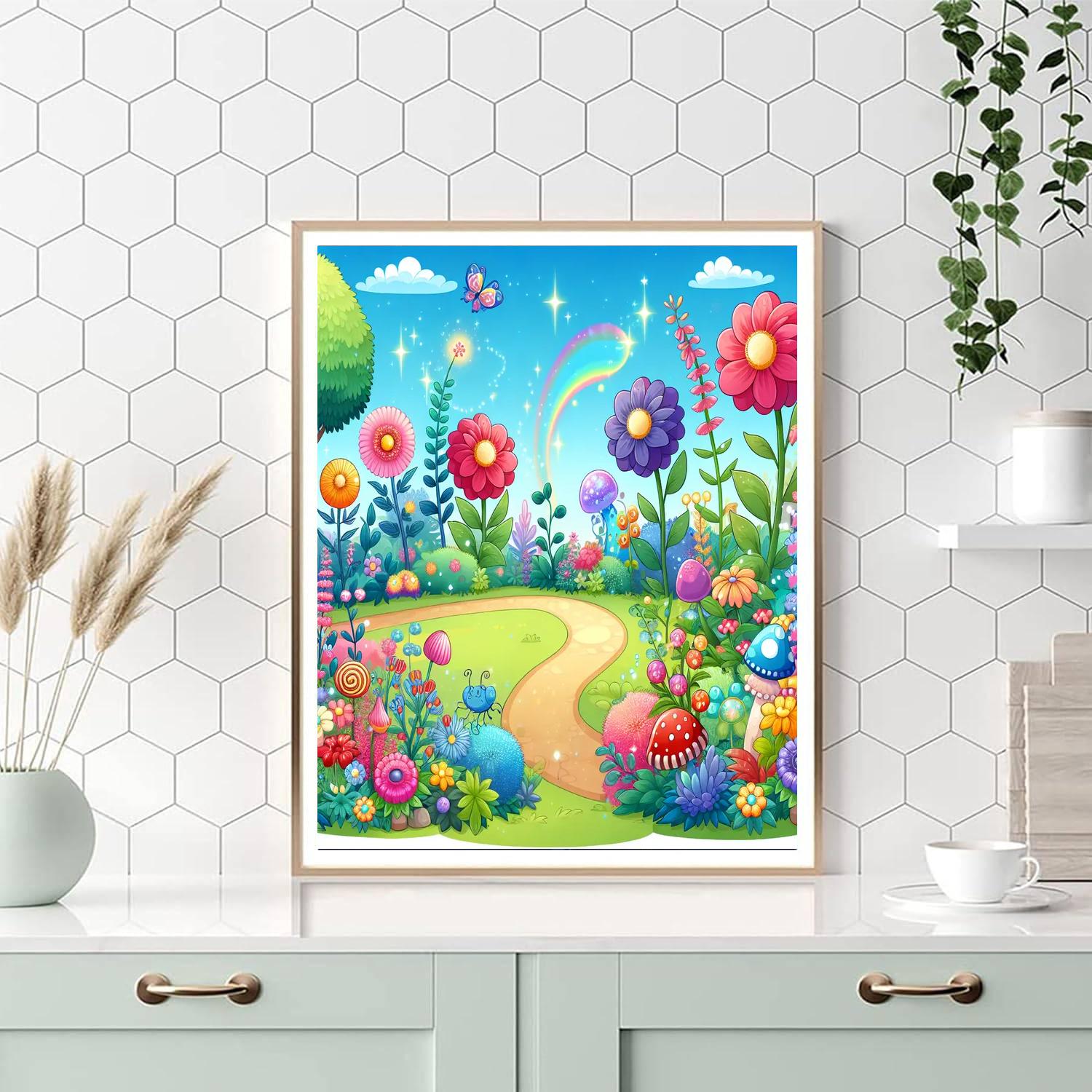 Secret Garden Of Wonders Number Painting
