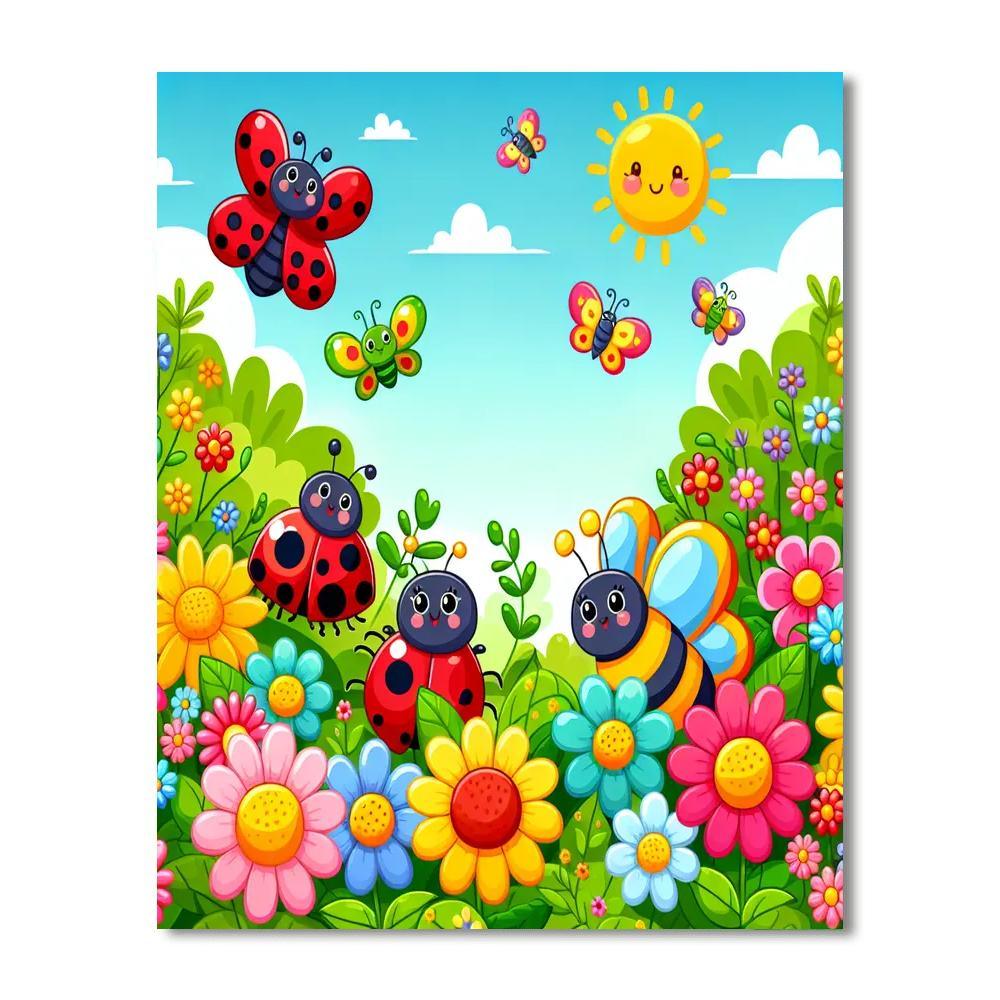 Curious Little Critters Paint By Number