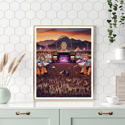 Coachella Valley Music And Arts Festival - United States Paint By Number