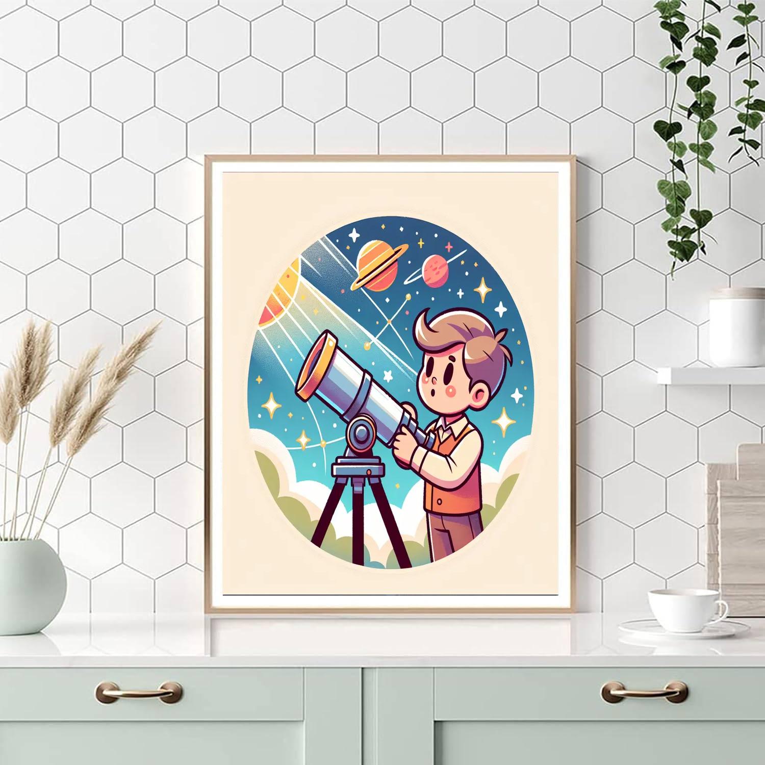 Astronomical Stargazing Adventure Paint By Numbers Kits