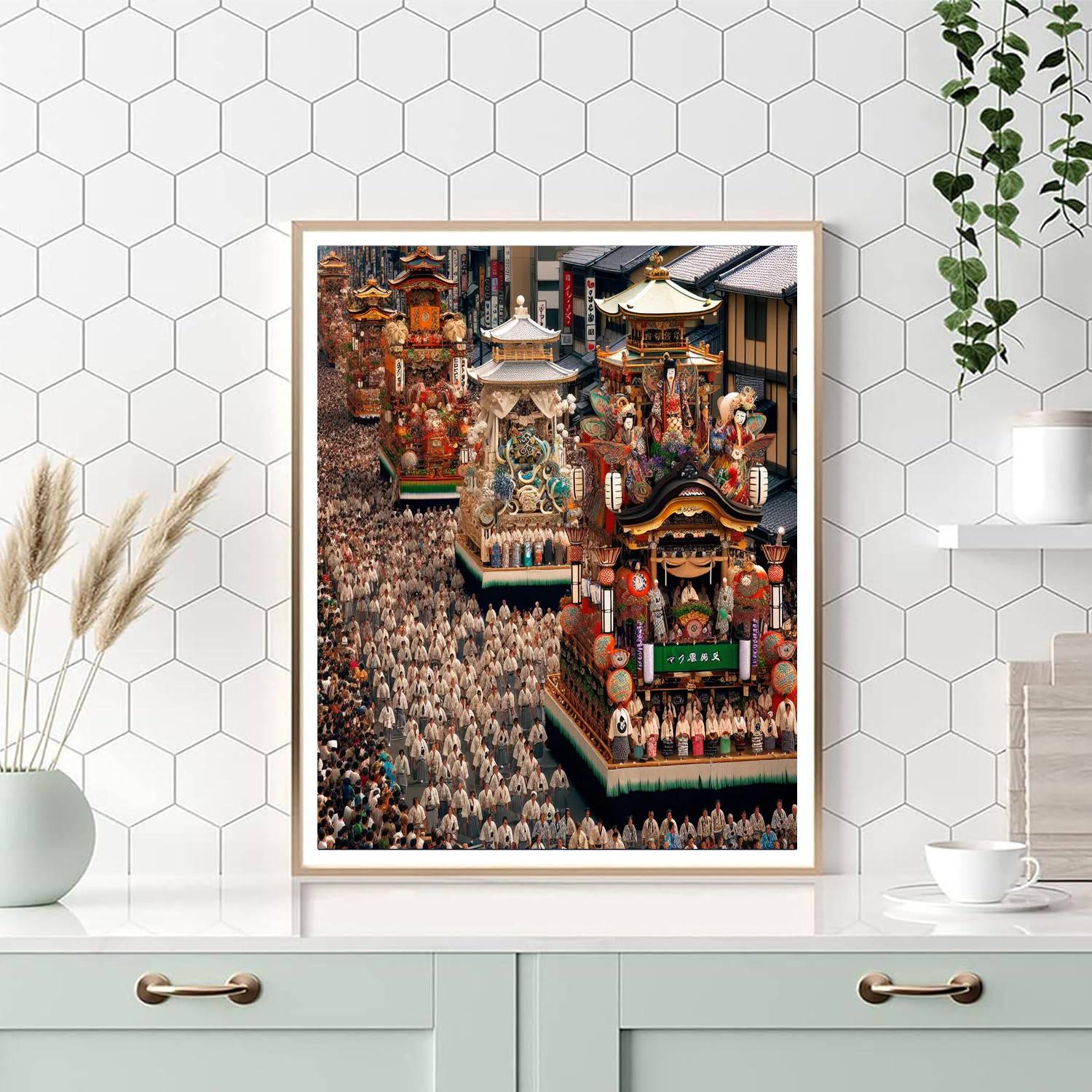 Gion Festival - Kyoto Paint By Numbers Art