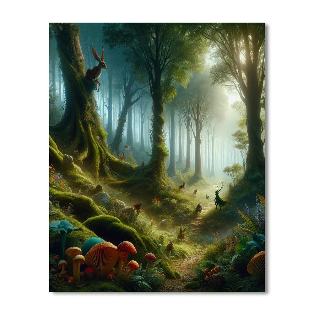 Fairytale Forest Journey Numbered Painting Kits