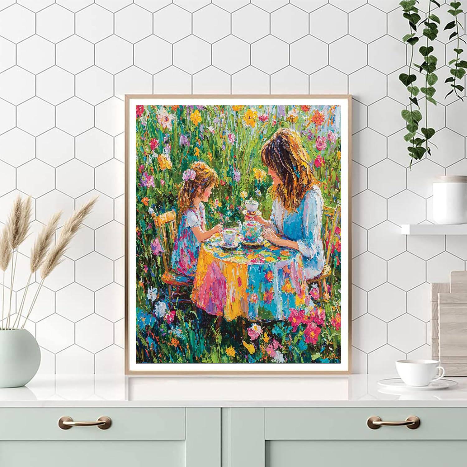A Garden Tea Party Paint By Number