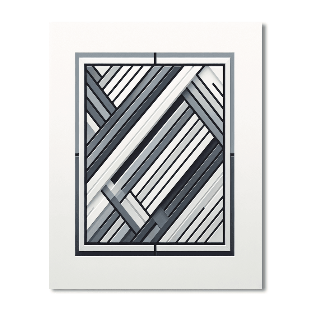 Chic Geometric Patterns Paint By Color