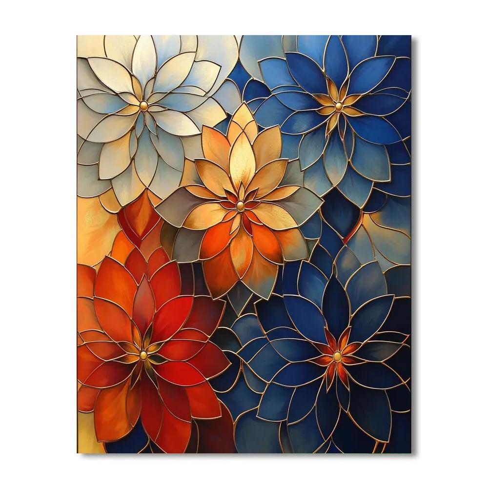 Gustav Klimt Inspired Essence Of Flora  Paint By Numbers Art