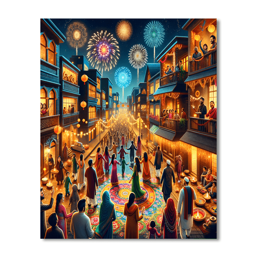 Diwali Fest - India Numbered Painting Kits