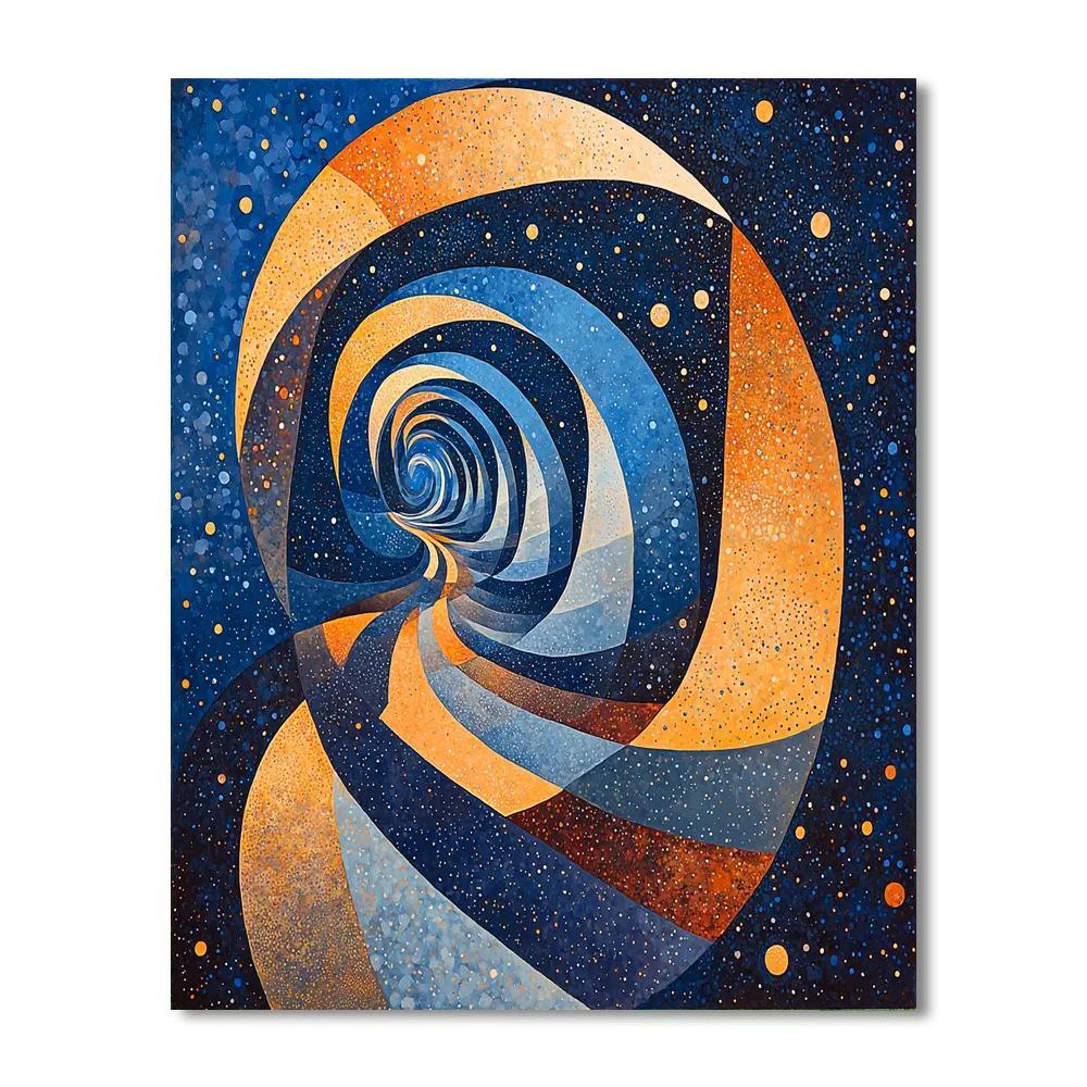 Max Ernst Inspired Mirage Of Infinity  Painting By Numbers Kit