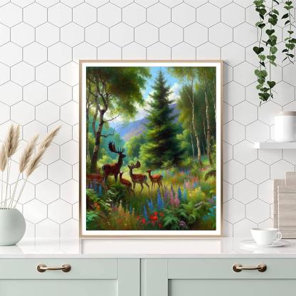 Whimsical Forest Dreams Paint By Number