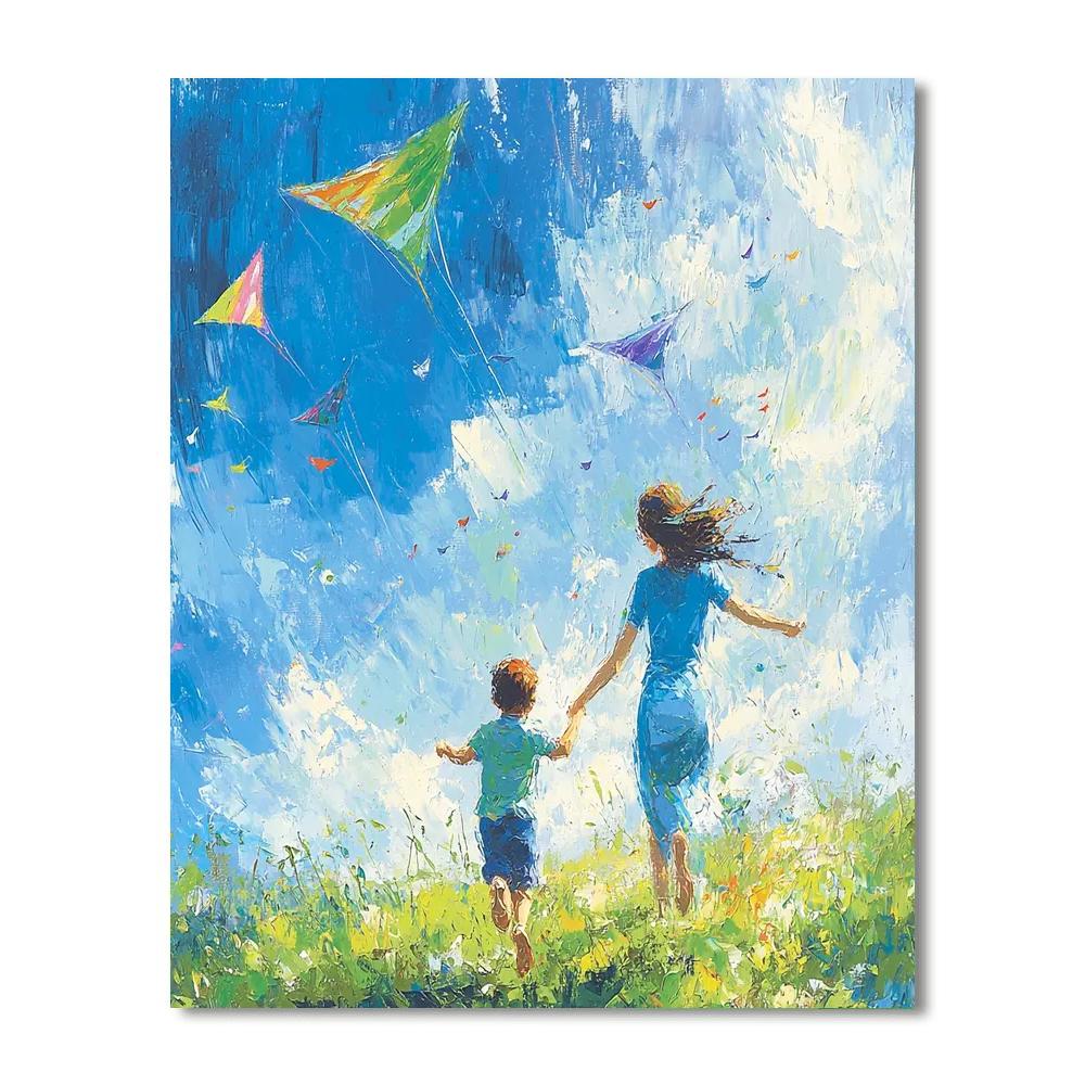 Kite Adventures In The Park Paint By Color