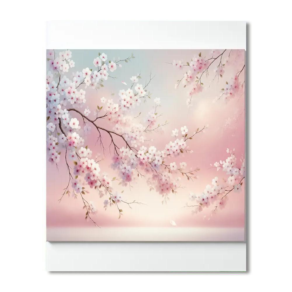 Cherry Blossom Whisper DIY Paint By Numbers