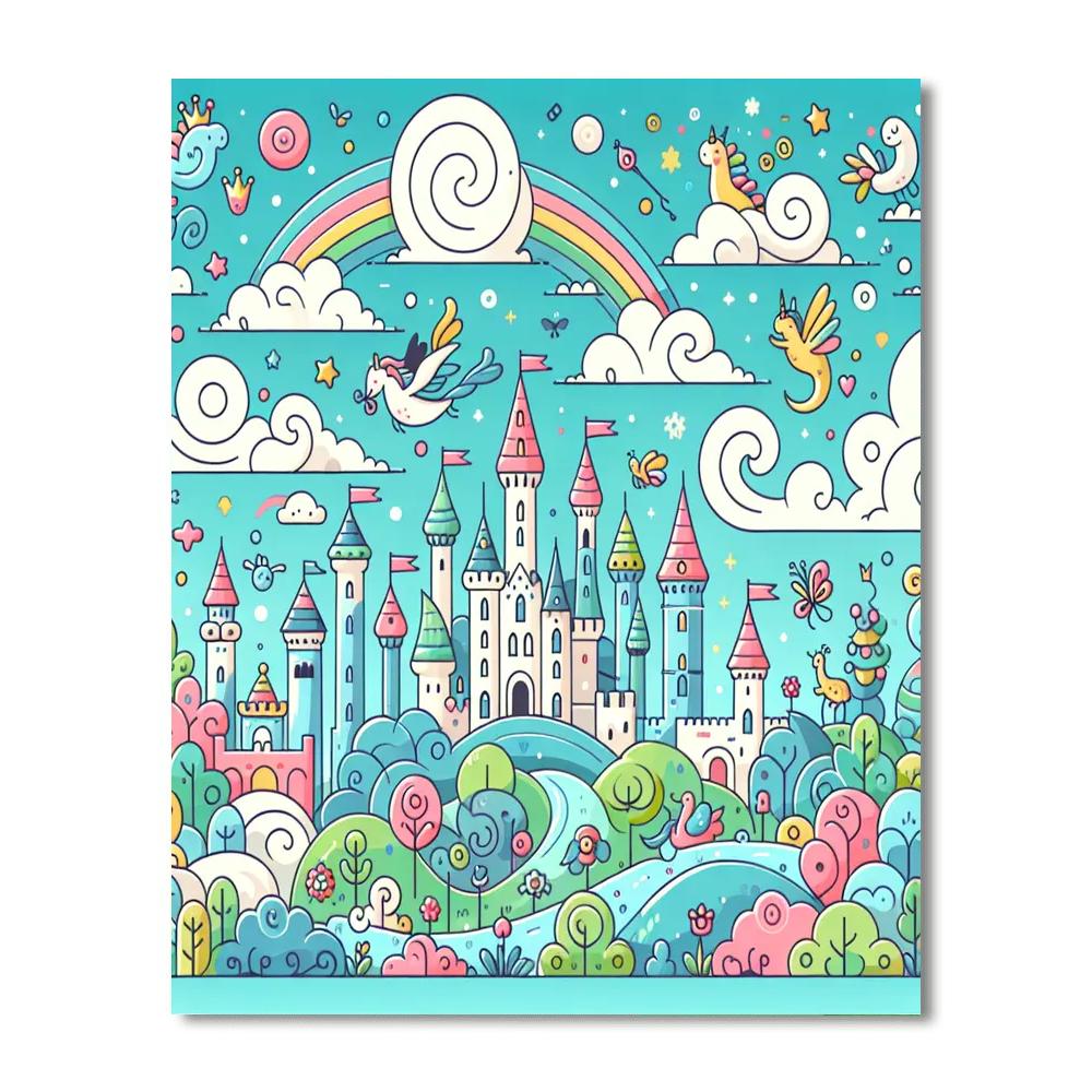 My Dream World Numbered Painting Kits