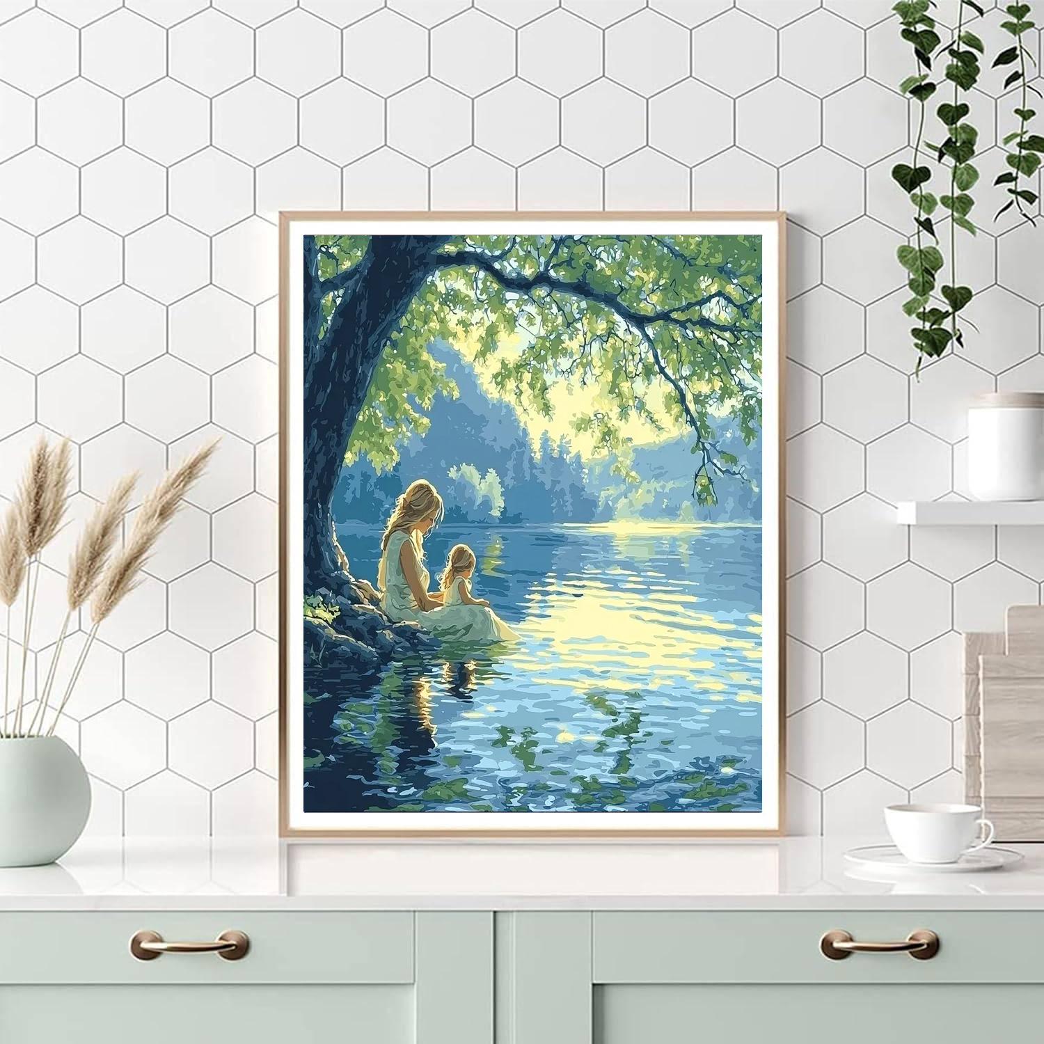 Reflective Ripples Numbered Painting Kits