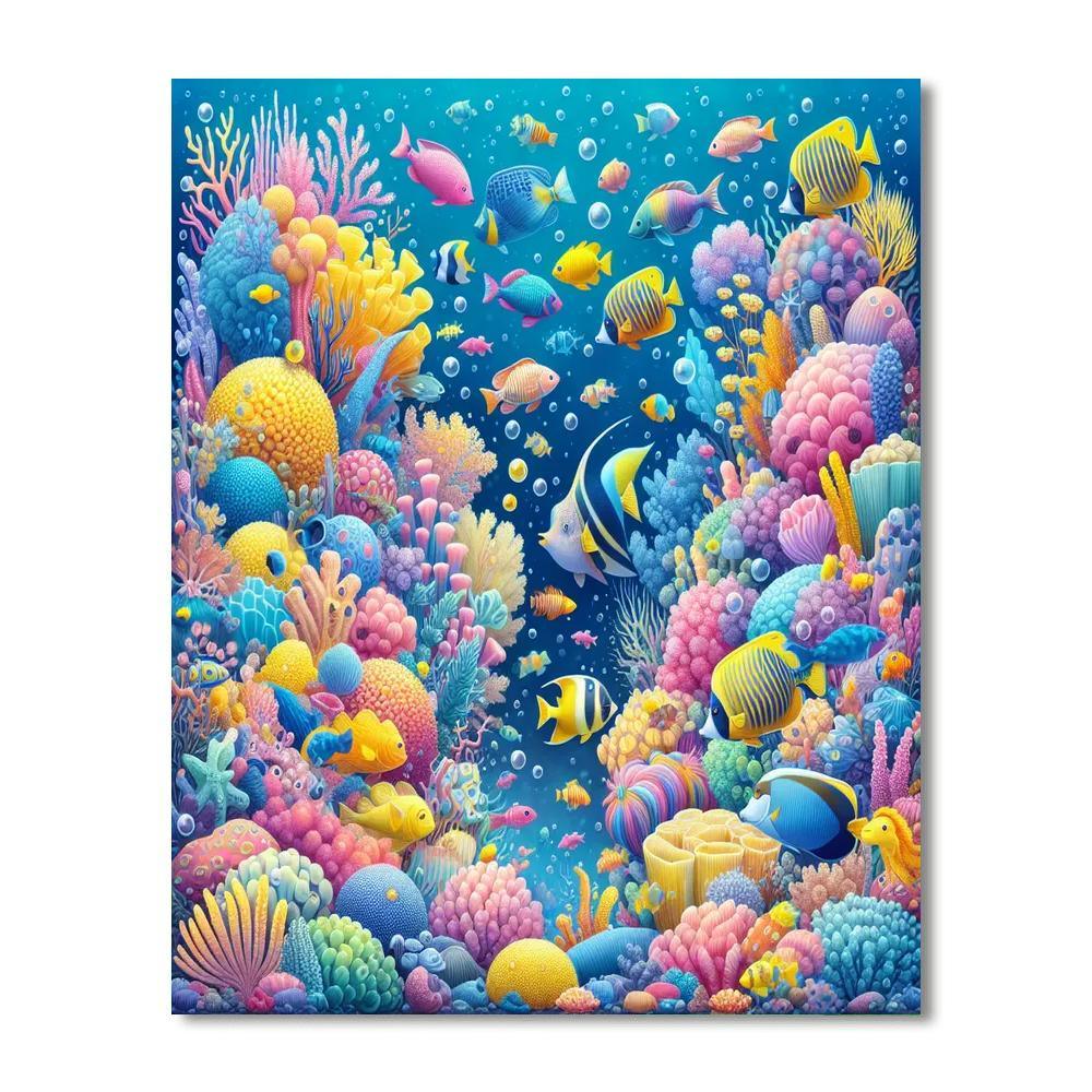 Bubbly Ocean Adventures Numbered Painting Kits
