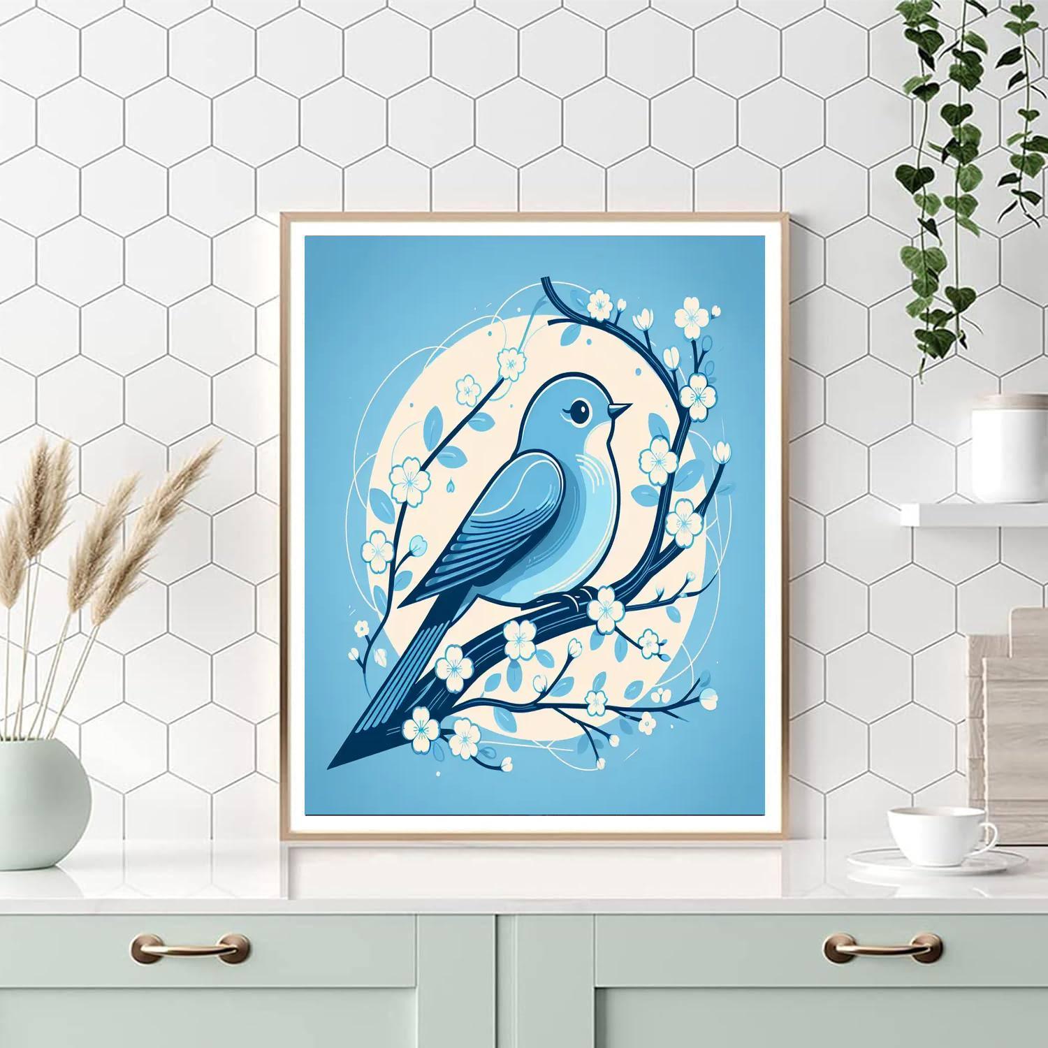 Curious Bluebird Paint By Numbers Kits