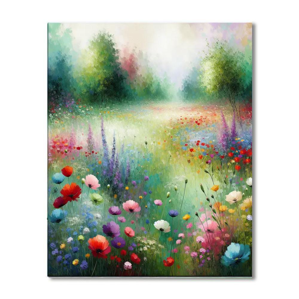 Wildflower Meadow Serenity Paint By Color