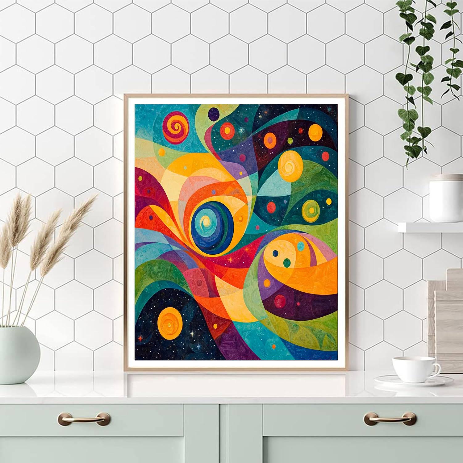 Henri Matisse Inspired The Solar Symphony  Number Painting