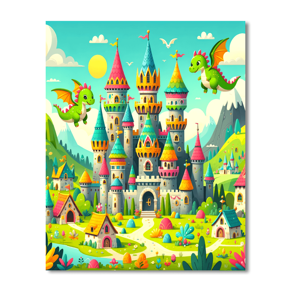 Adventures In A Magical Kingdom Paint By Numbers Kits
