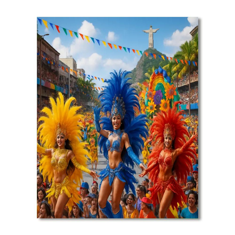Carnival Of Rio - Rio De Janeiro Paint By Color