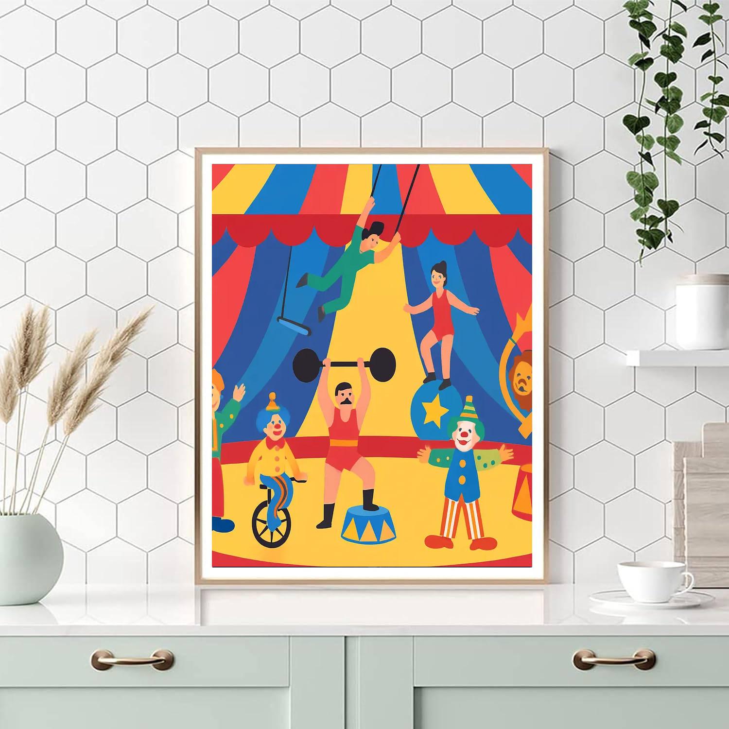 Circus Adventure Time Paint By Number