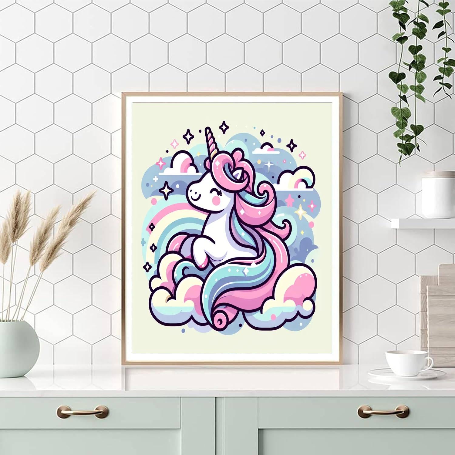 Sweet Unicorn Paint By Numbers Kits