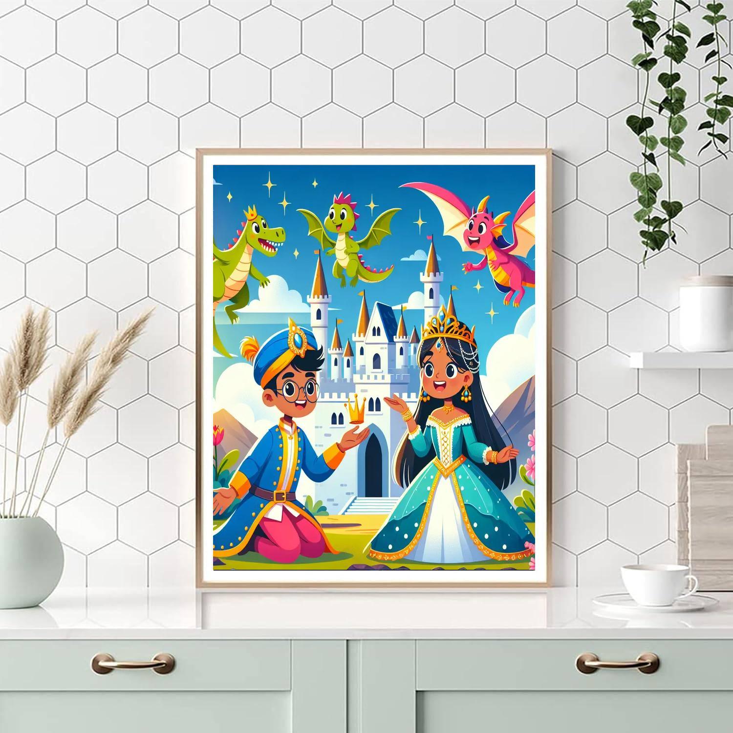 Royal Adventure Quest Painting By Numbers Kit