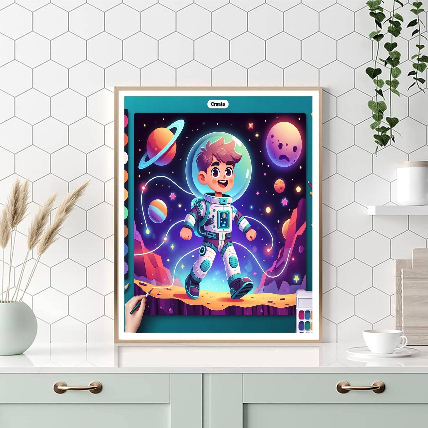 Space Ranger Expedition Paint By Number