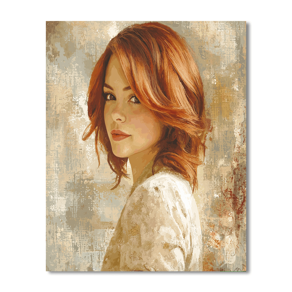 Emma Stone: Dancing Through Life’s Stage With Grace Paint By Numbers