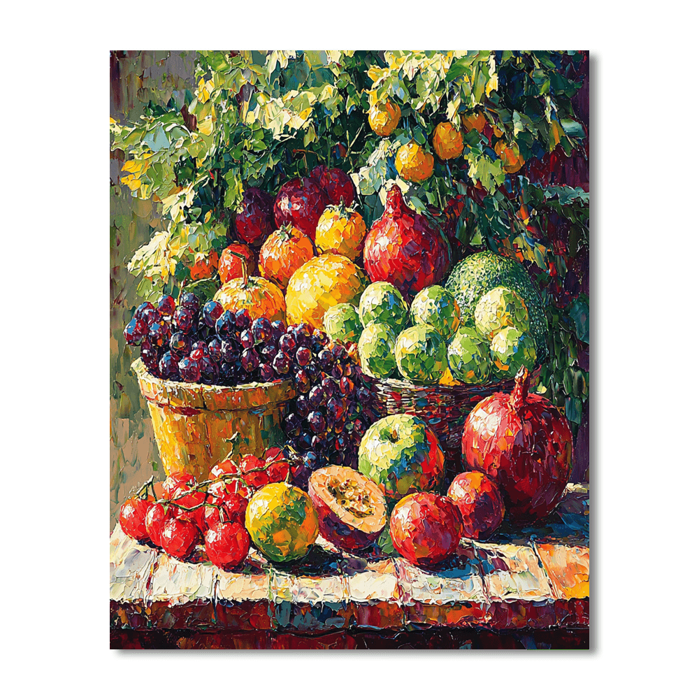 Cézanne Inspired Summer Harvest  Paint By Number