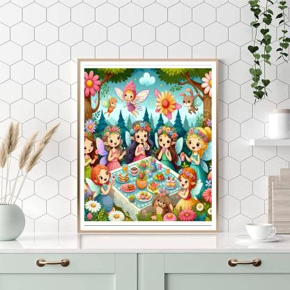 Fanciful Garden Party Paint By Numbers