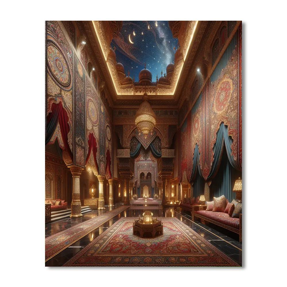 Royal Arabian Fantasy Painting By Numbers Kit