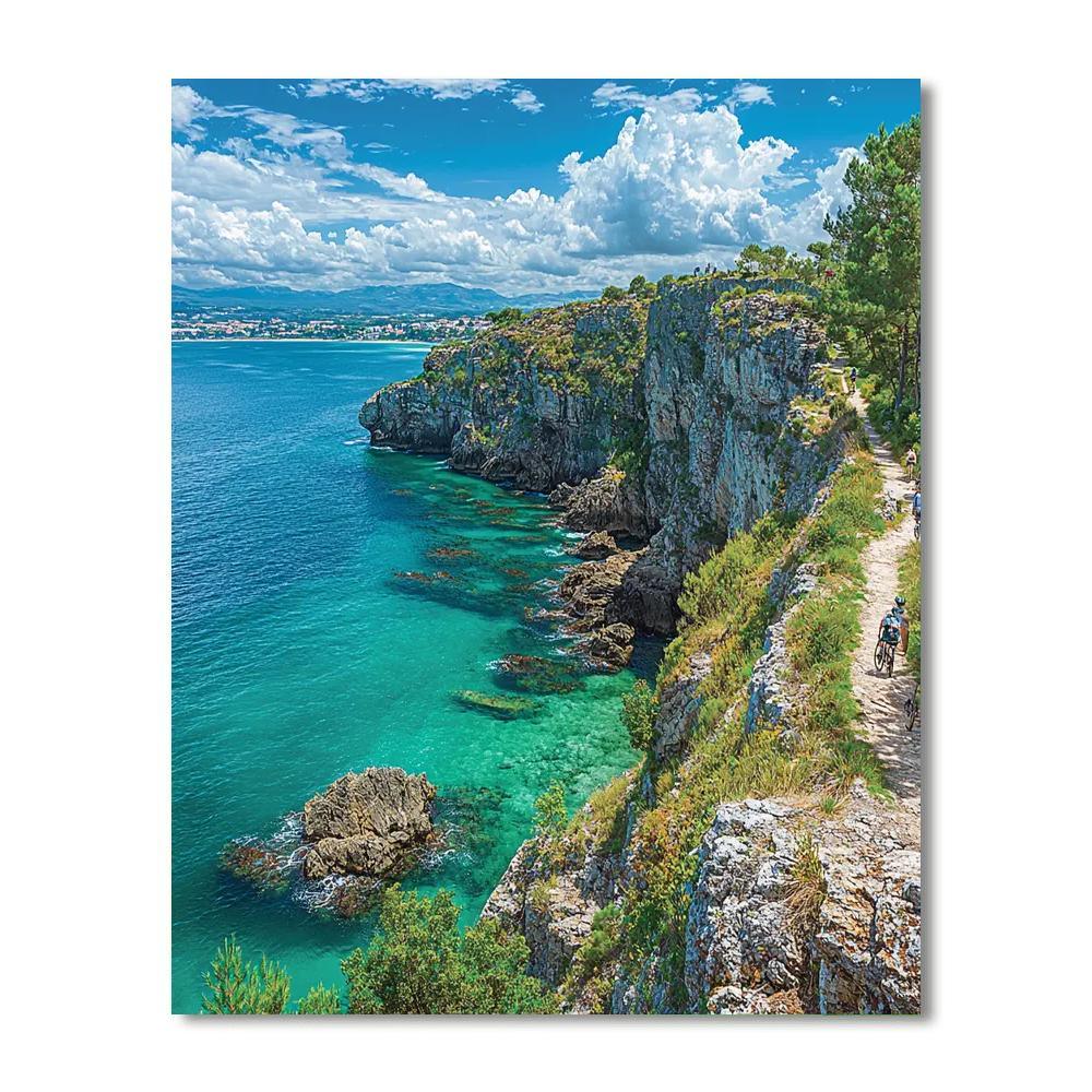 Cascais Coastal Path Painting Number Kit