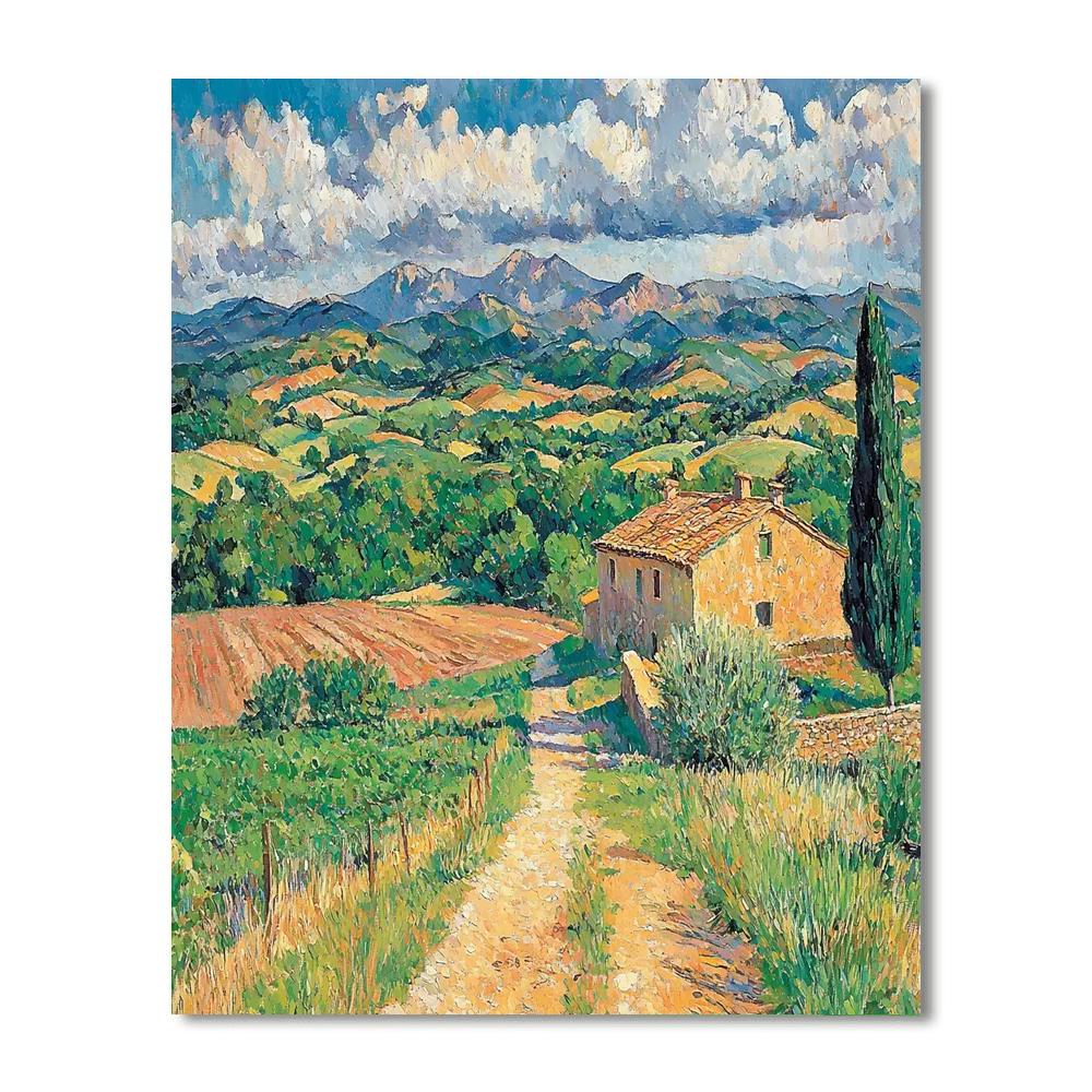 Paul Cézanne Inspired Dreamscapes Of Provence  Painting By Numbers Kit