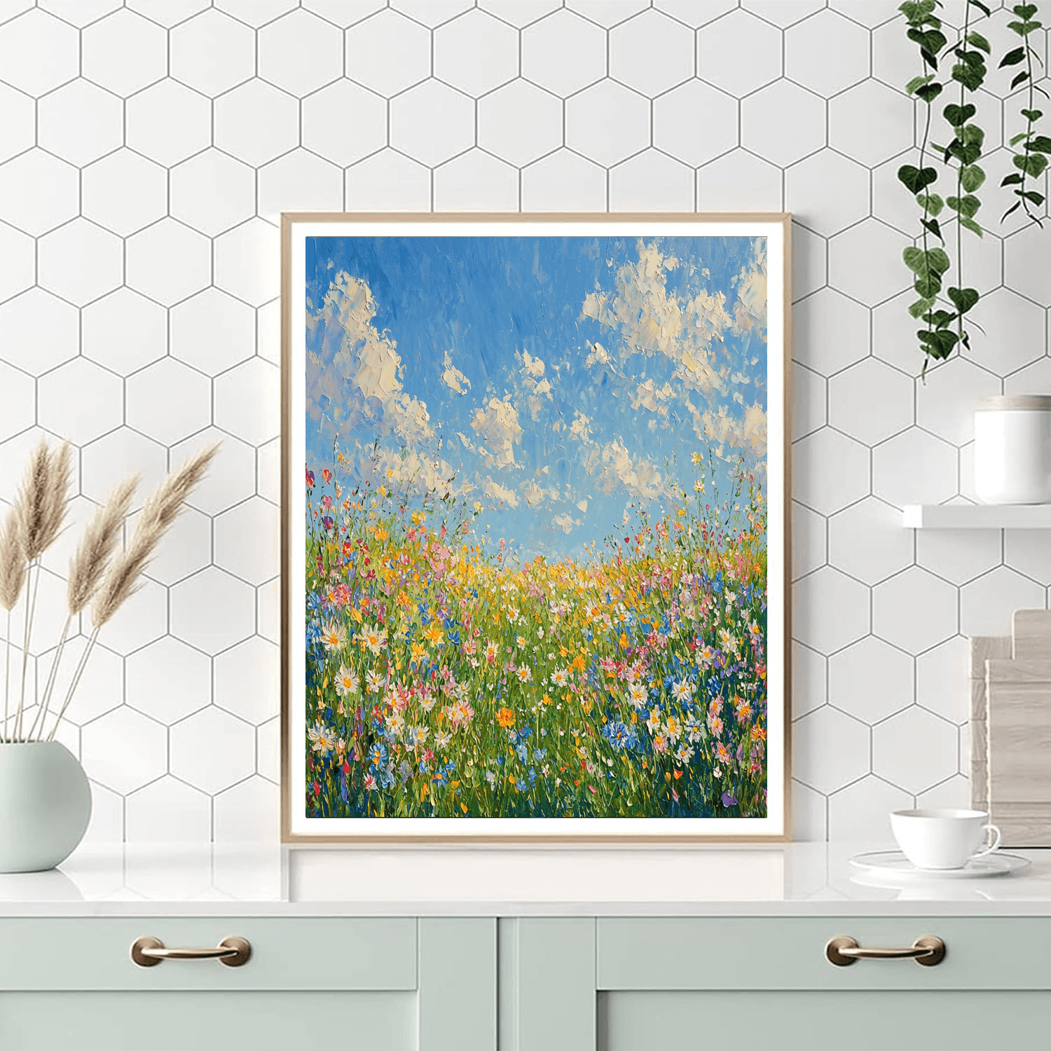 Claude Monet Inspired Summer Meadows  Paint By Color